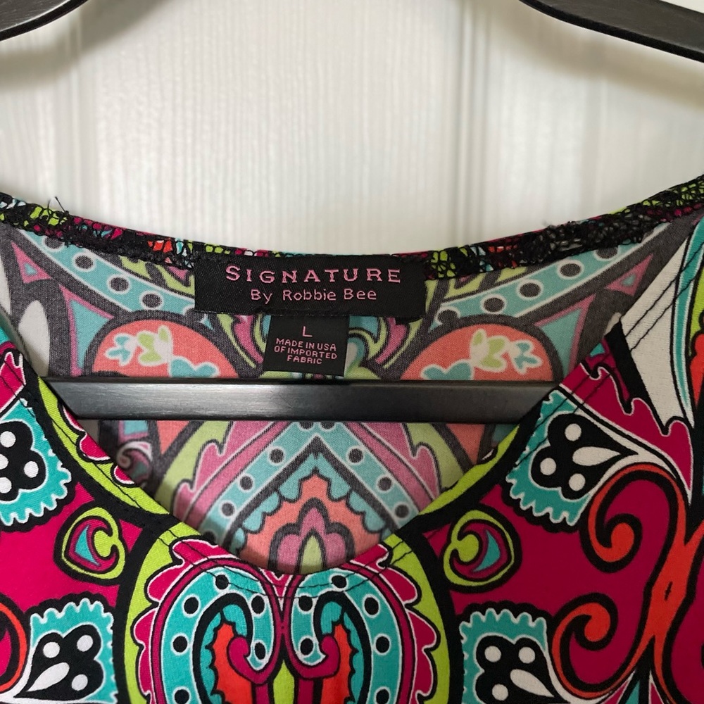 Signature Robbie Bee Dress Sz. Large - Picture 8 of 8